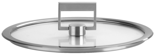 Couvercle plat en verre Cristel Strate - 14 cm