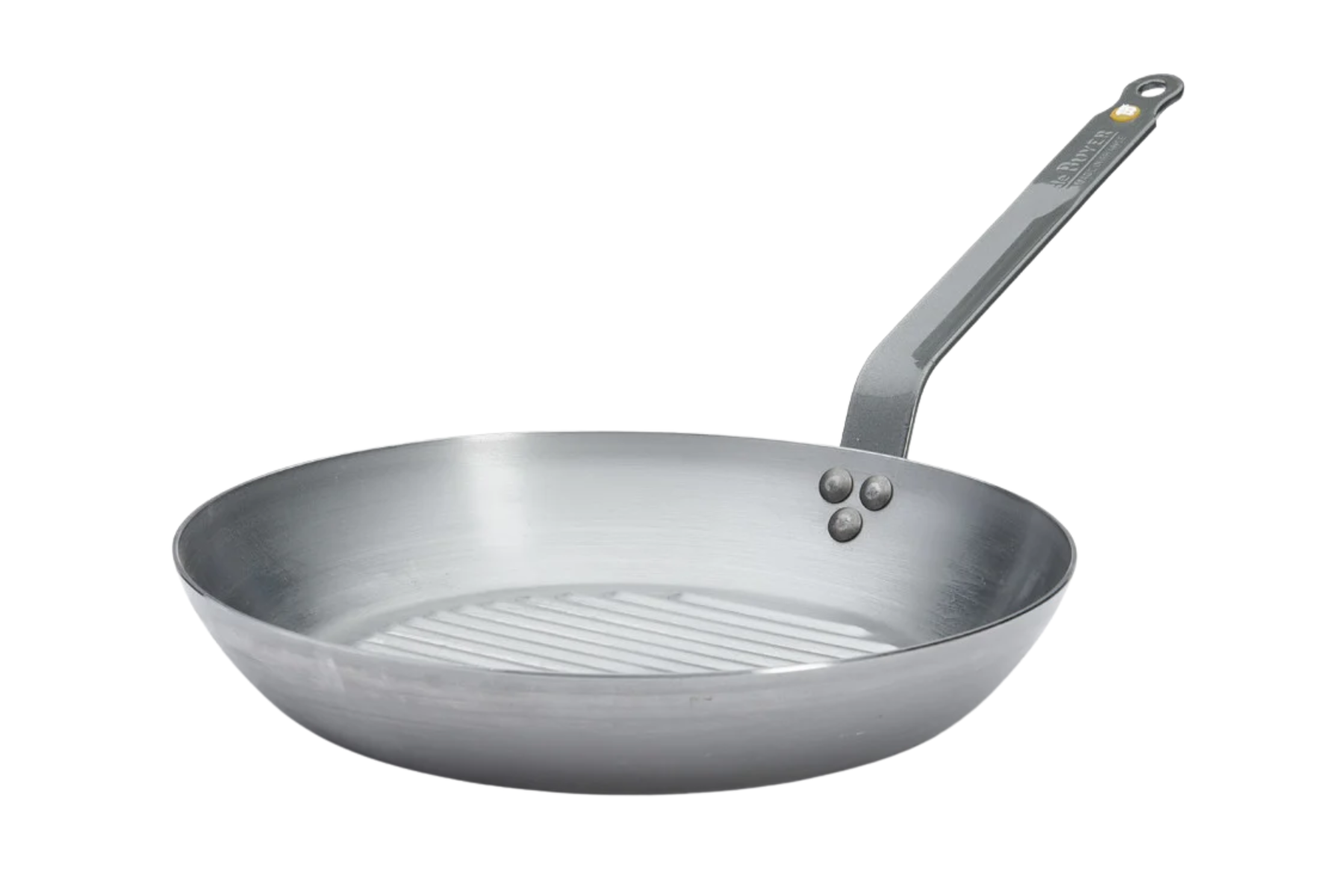 Poêle gril en acier De Buyer Minéral B 32 cm - manche en fonte