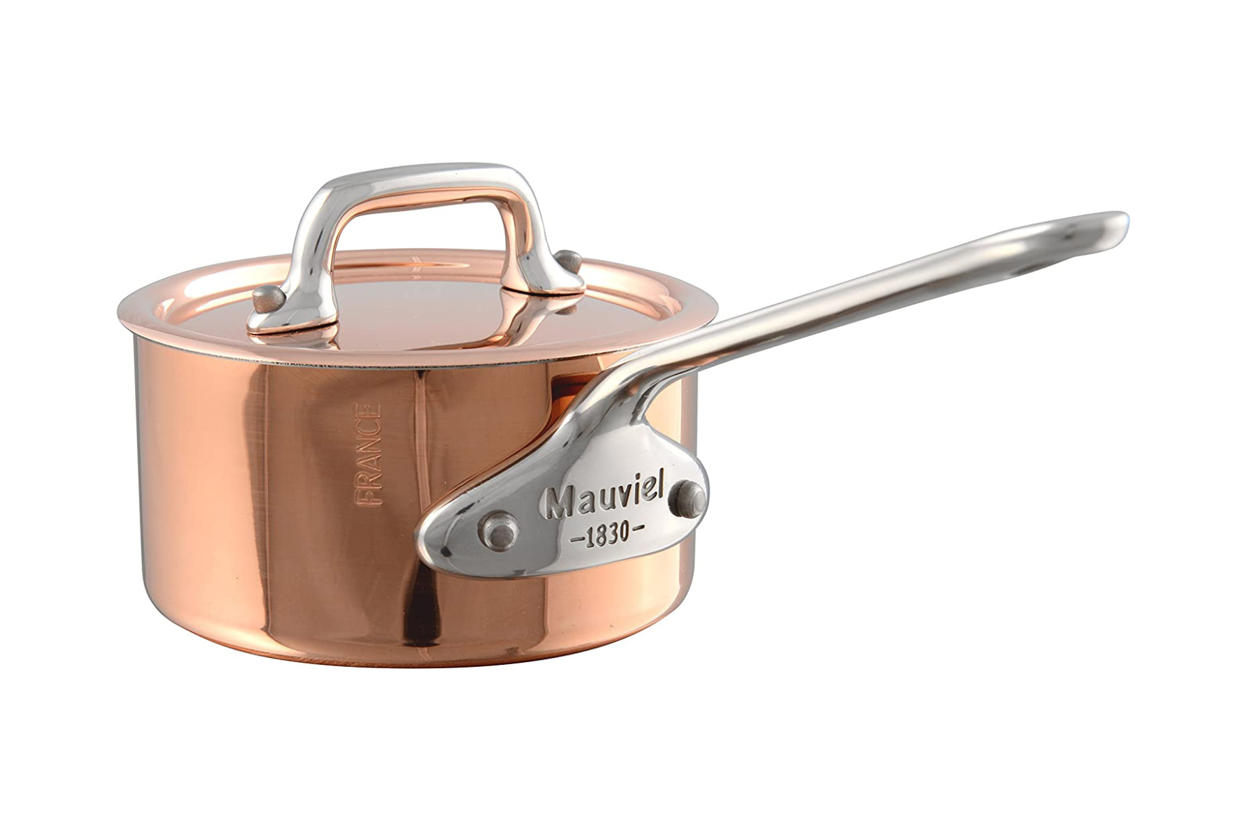 Casserolette Mauviel M'Minis cuivre 9 cm + couvercle - manche inox