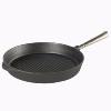 POELE GRILL SKEPPSHULT MANCHE EN ACIER INOX 28CM
