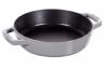 PLAT DOUBLE POIGNÉE GRIS GRAPHITE STAUB EN FONTE