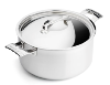 FAITOUT AVEC COUVERCLE EN INOX 24 CM - FRENCH COLLECTION AFFINITY DE BUYER