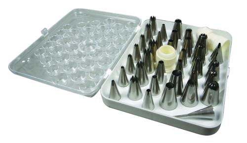 Lot de 35 douilles - inox - De Buyer