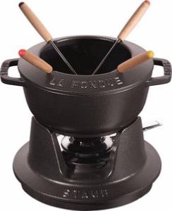 STAUB - SERVICE A FONDUE EN FONTE - 18 CM