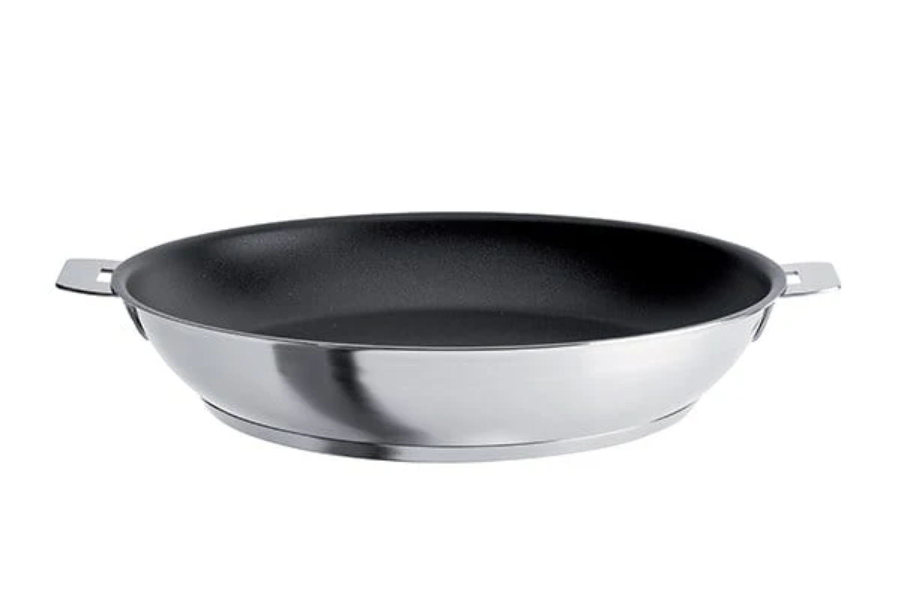 Poêle inox antiadhésive Cristel Strate 24 cm - poignées amovibles