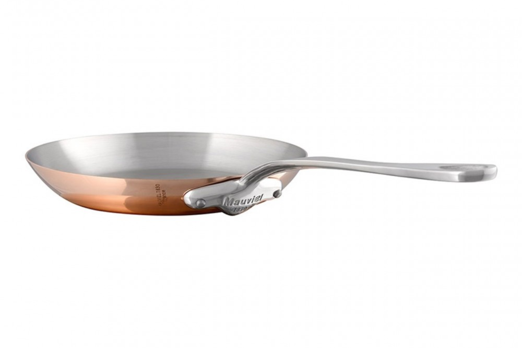 Poêle en cuivre Mauviel M'Héritage 20 cm - manche fonte d'inox