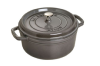 Cocotte ronde en fonte 24 cm Staub gris graphite