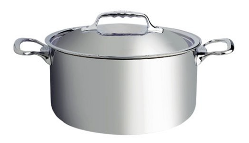 Affinity De Buyer - faitout avec couvercle inox/aluminium 24 cm