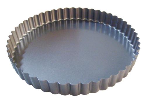 Moule à tarte cannelé rond de Buyer - fond fixe - 24 cm