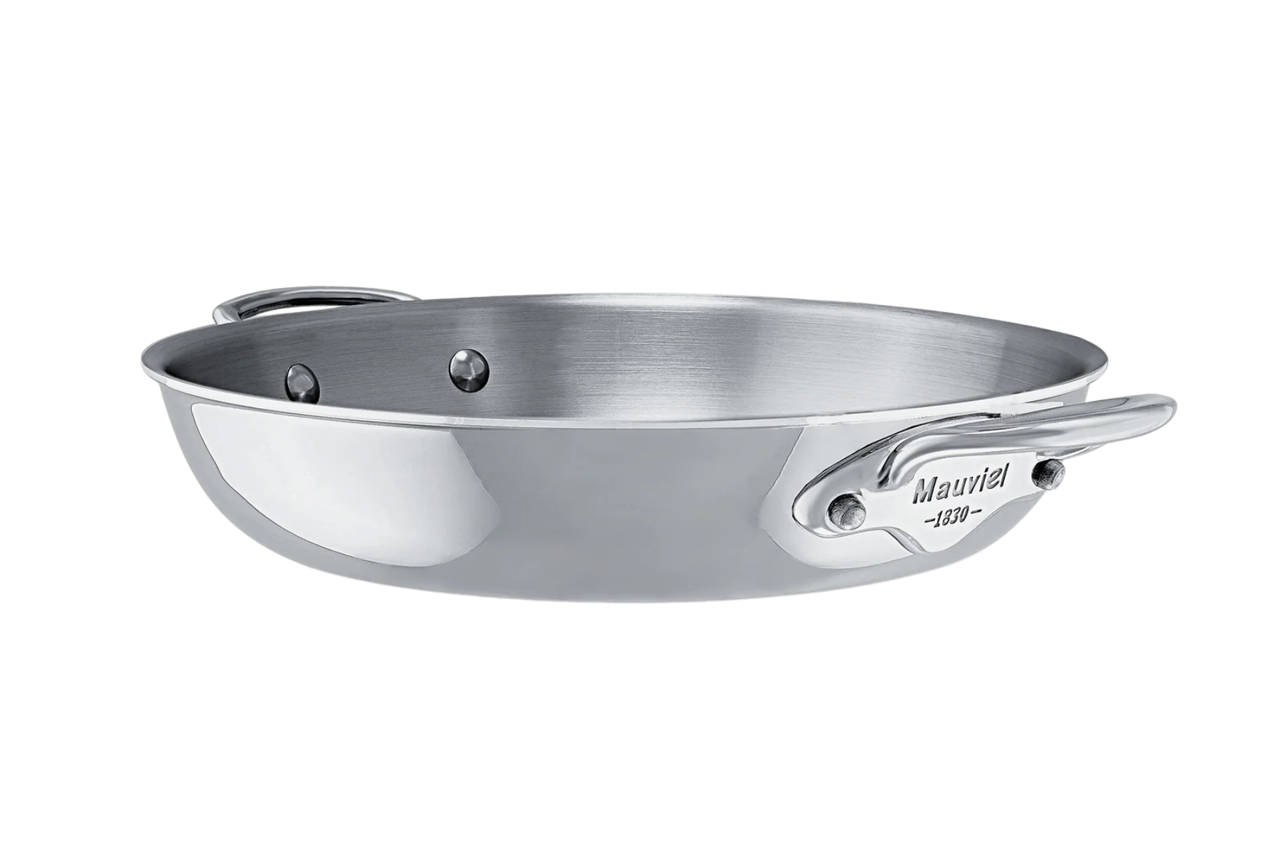 Poêle inox Mauviel M'Cook 20 cm - poignées fixes inox