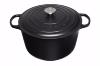COCOTTE HAUTE EN FONTE LE CREUSET - NOIR 28 CM