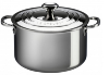 COCOTTE 26 CM AVEC COUVERCLE LE CREUSET GAMME INOX 3 COUCHES