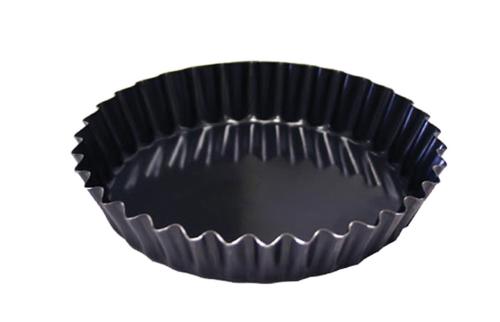 Moule à tartelette cannelé en tôle bleue de Buyer - 17 cm