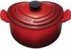 Cocotte cœur en fonte émaillée Le Creuset 20 cm cerise