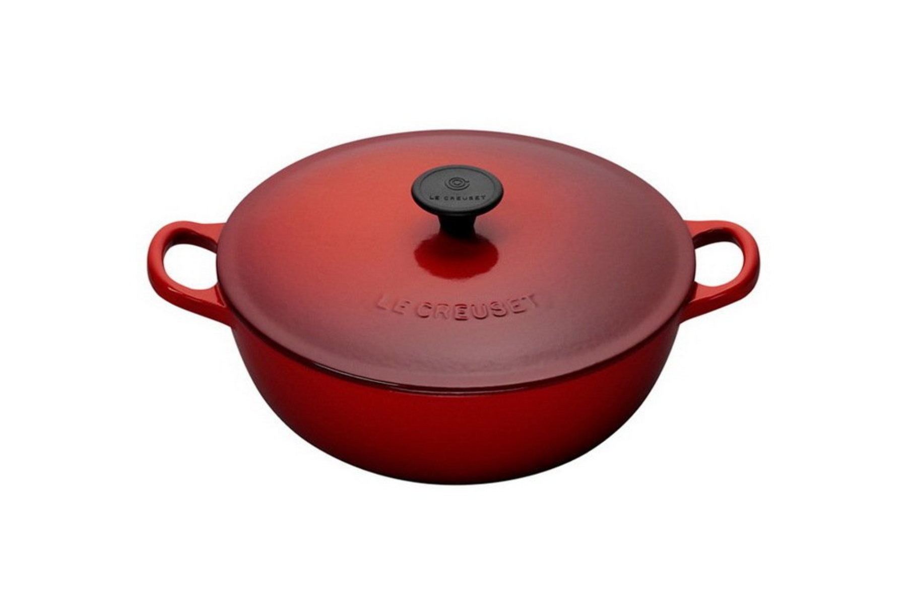 Marmite en fonte Le Creuset ronde Cerise - 26 cm