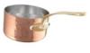 CASSEROLE EN CUIVRE ETAMÉ MONTURE BRONZE Ø 12 CM - M'TRADITION MAUVIEL