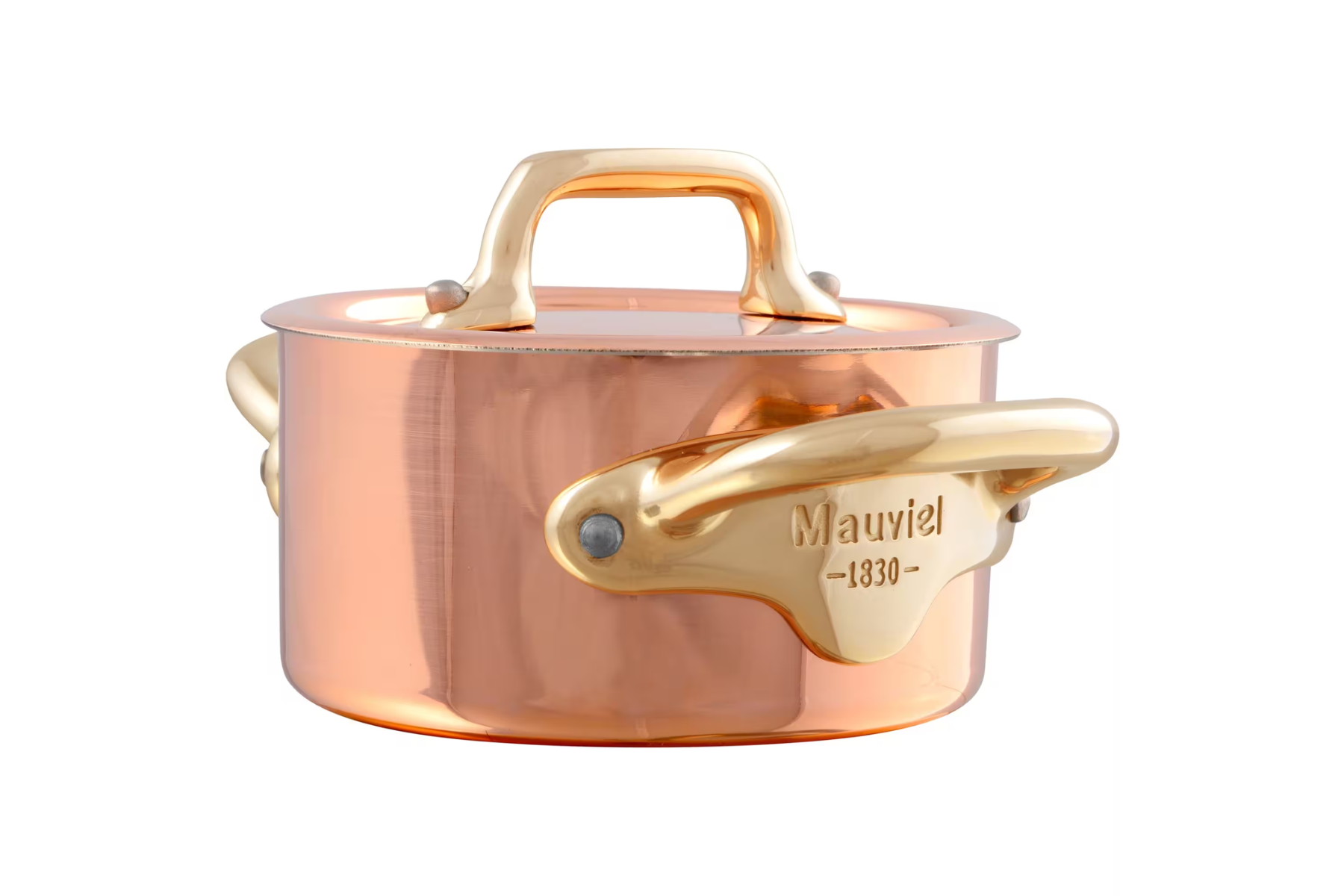 Cocotte cuivre Mauviel M'Minis 150B - couvercle 9 cm