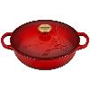 Cocotte Le creuset Tour Eiffel en fonte émaillée 22 cm couleur cerise