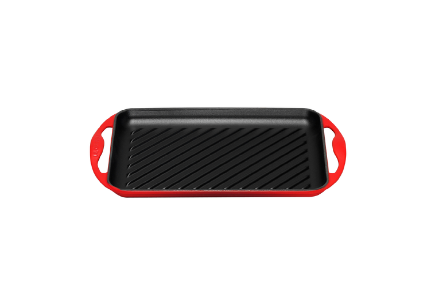 Gril sensation le creuset gril rouge cerise 33 cm rectangle