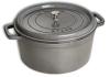 Cocotte ronde en fonte Staub 34 cm gris graphite