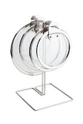 SÉRIE DE 4 COUVERCLES PLATS EN VERRE CRISTEL STRATE