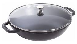 STAUB - WOK EN FONTE - 30 CM