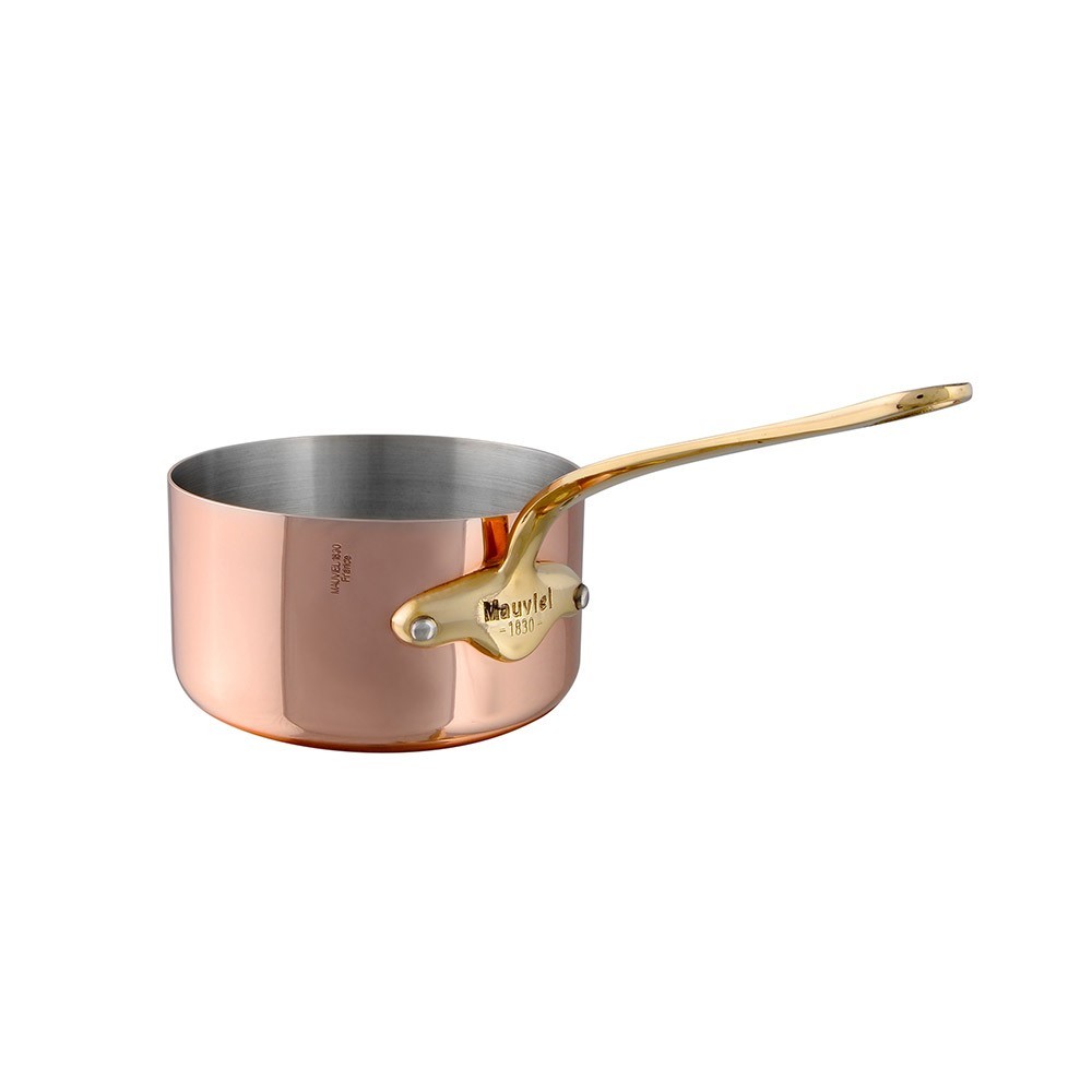 Casserole Mauviel M'Héritage cuivre 14 cm - manche bronze
