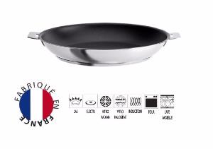 POELE ANTI-ADHESIVE STRATE AMOVIBLE DE CRISTEL -  26 CM