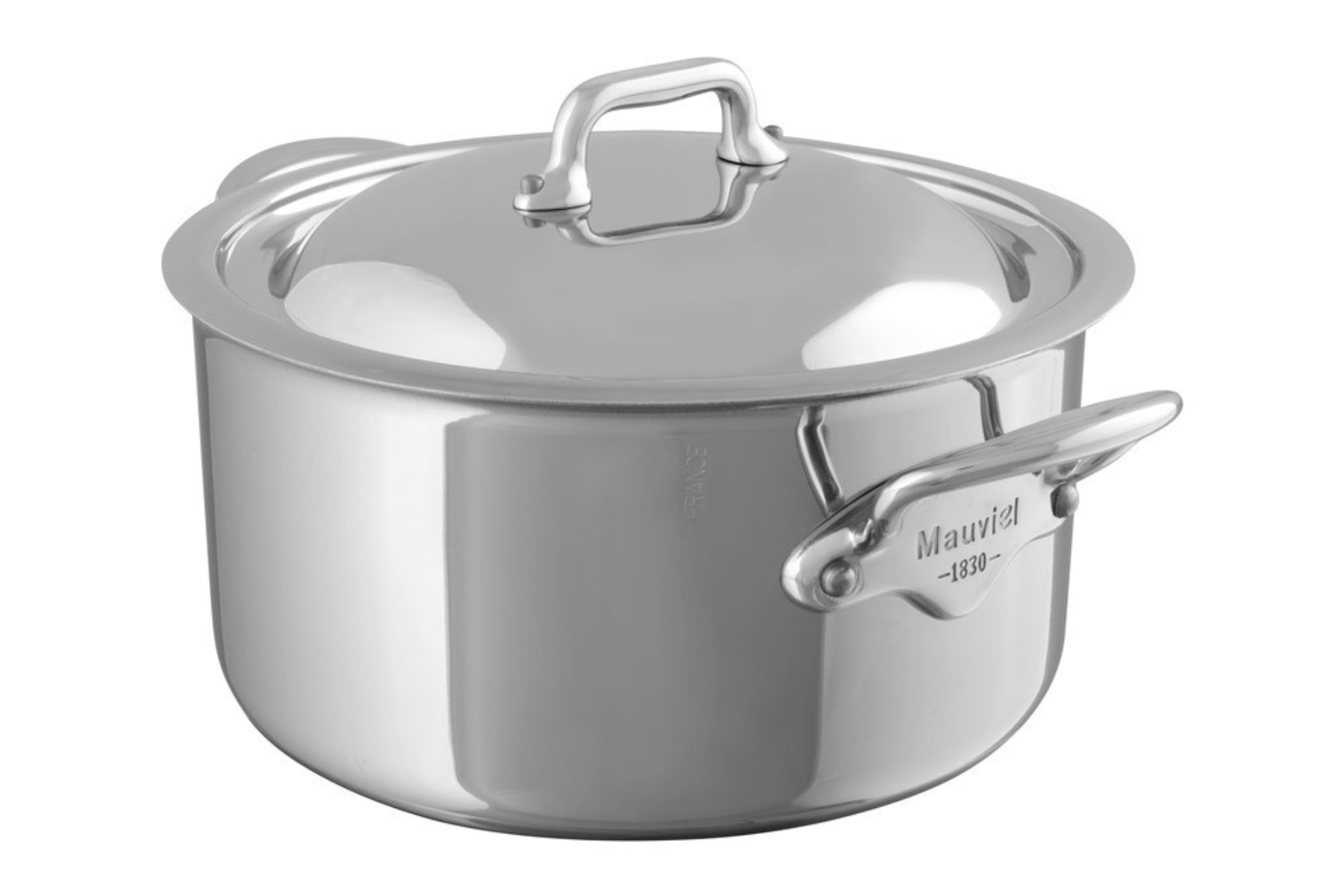 Cocotte Mauviel M'Cook 28 cm - couvercle en inox