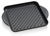 GRIL CARRÉ TRADITION LE CREUSET NOIR MAT