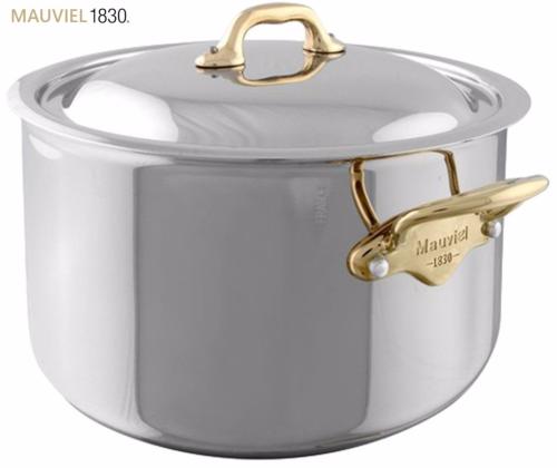 COCOTTE AVEC COUVERCLE MAUVIEL M'COOK MONTURE BRONZE