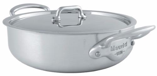 RONDEAU AVEC COUVERCLE EN INOX 24 CM - MAUVIEL M'URBAN