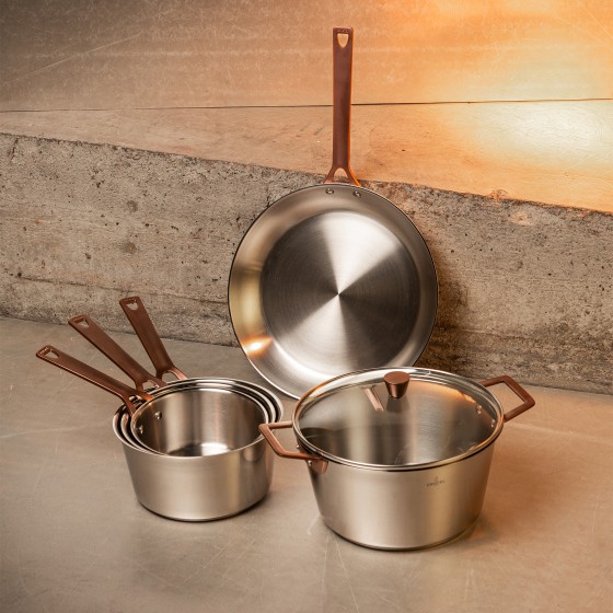 Casserole inox Cristel bicentenaire
