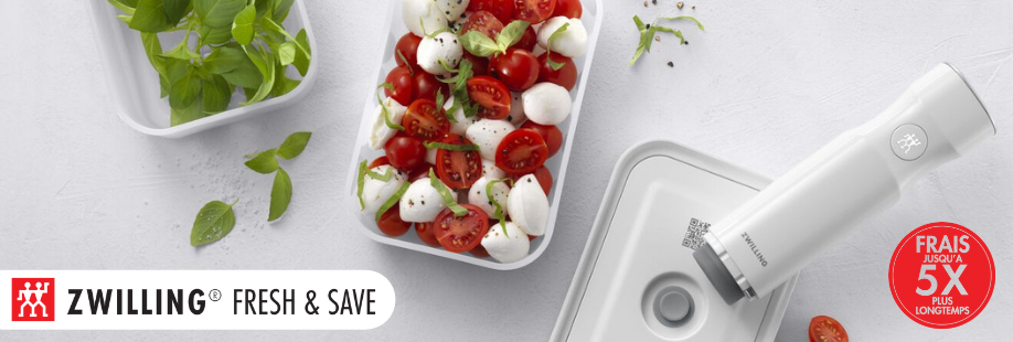 Zwilling Fresh & Save, les boites de conservation alimentaires