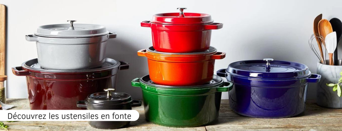 La fonte fran�aise Le Creuset et Staub